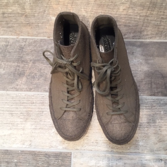 Converse Other - Converse x JW Anderson Army Green Felt Hi-Tops